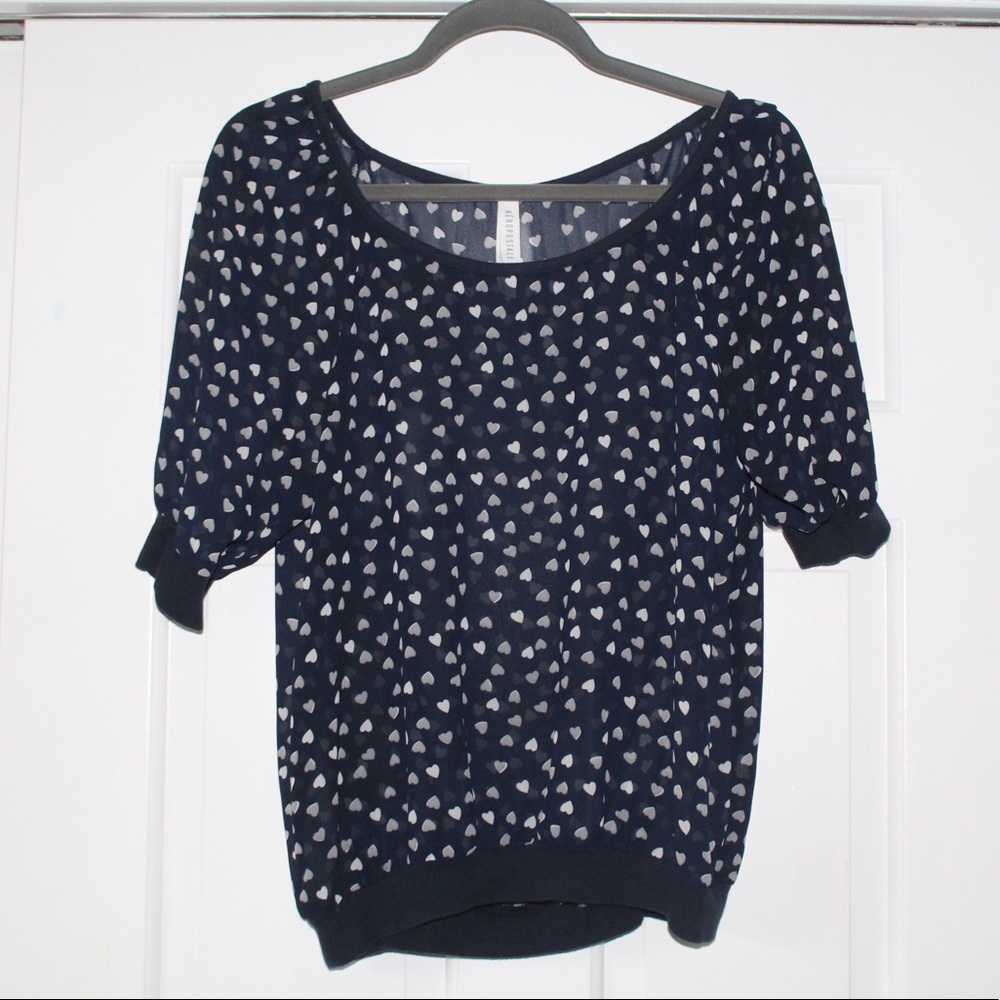 Aeropostale Heart Top